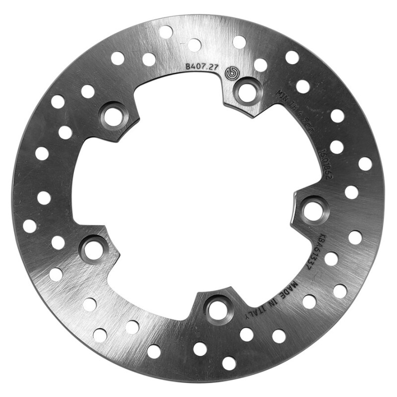 Kawasaki SC Epsilon Brake Rotor (1) - Rear - Brembo OE Powersports - Slotted Fixed - `02-`03